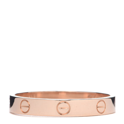 Cartier 18K Pink Gold 3.5mm LOVE Wedding Band Ring 64 10.75 1 of 4