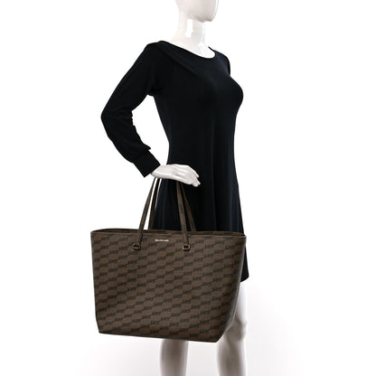 Balenciaga Coated Canvas BB Monogram Large Signature East West Shopper Bag Beige Brown 2 of 10