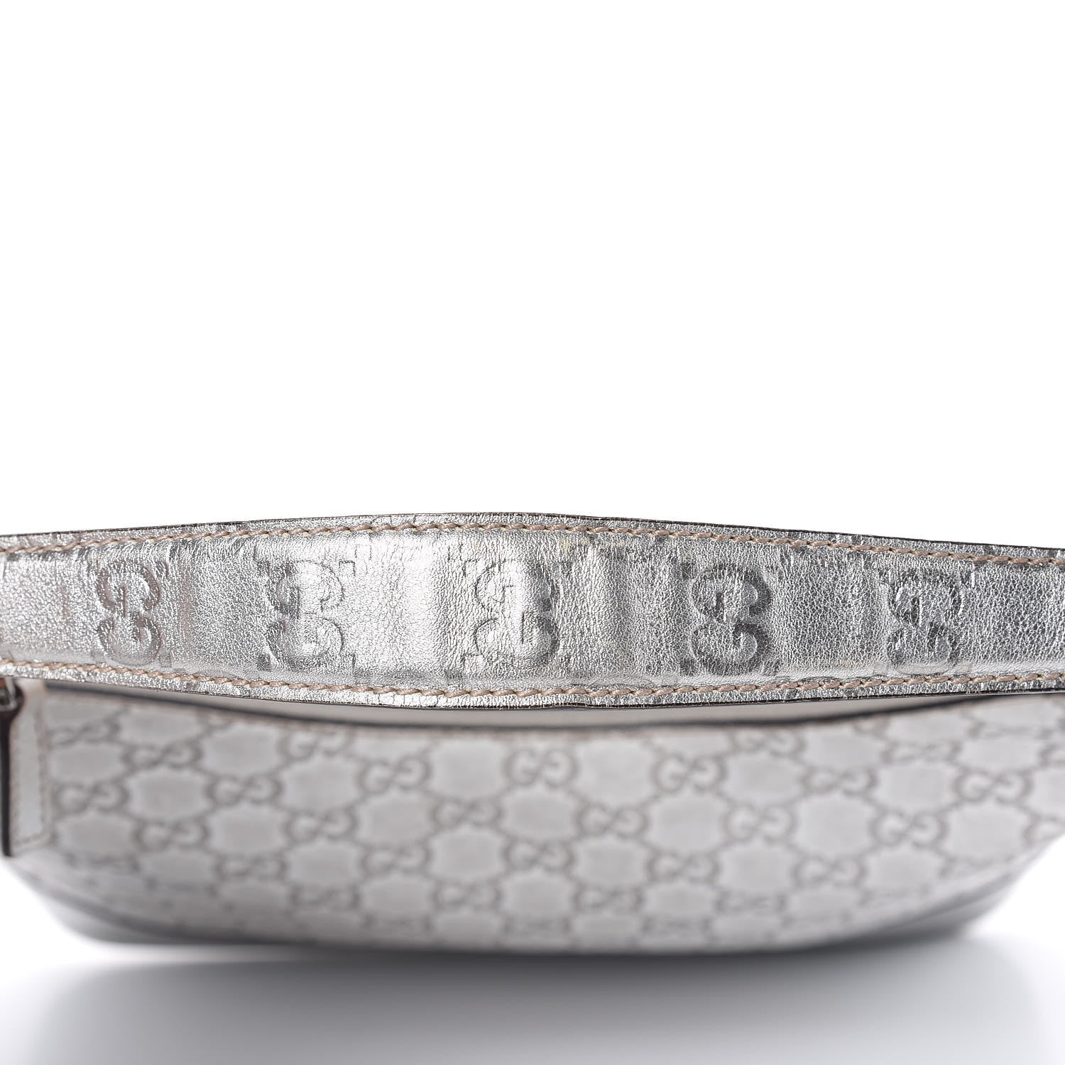 Gucci Guccissima Small Shoulder Bag Silver 14 of 14