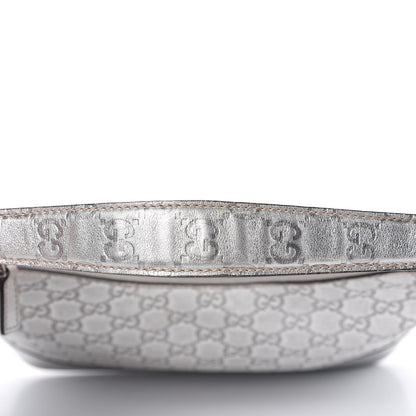 Gucci Guccissima Small Shoulder Bag Silver 14 of 14