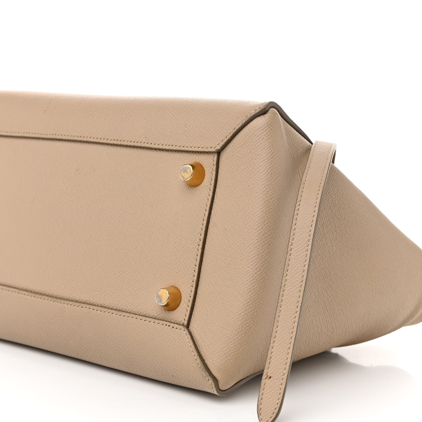 Grained Calfskin Mini Belt Bag Light Taupe
