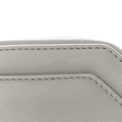 Chanel Calfskin Quilted CC Stitched Crossbody Camera Case Light Grey 13 of 13