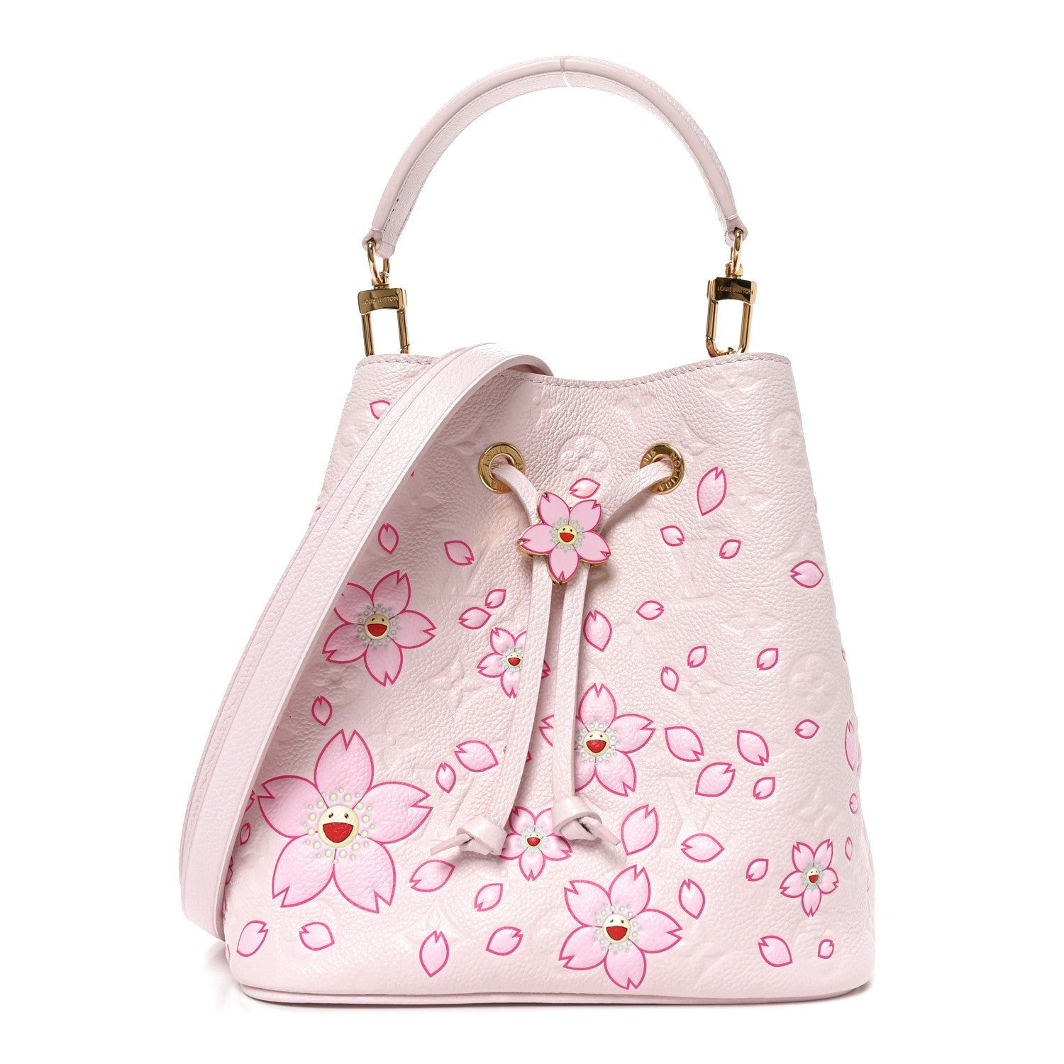 Louis Vuitton LV X TM Empreinte Cherry Blossom Neonoe BB Pink 1 of 9