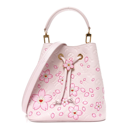 Louis Vuitton LV X TM Empreinte Cherry Blossom Neonoe BB Pink 1 of 9