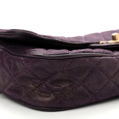 Chanel Iridescent Calfskin Quilted Small Shiva Flap Purple 9 of 11