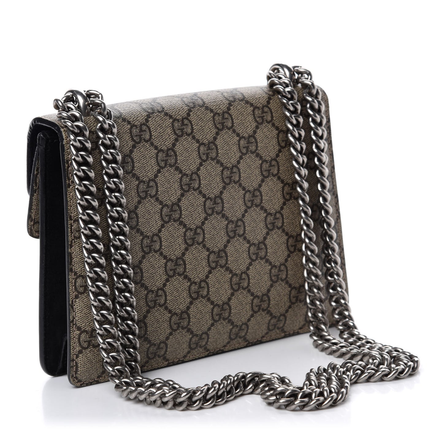 GG Supreme Monogram Mini Dionysus Shoulder Bag Black
