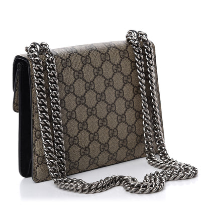 Gucci GG Supreme Monogram Mini Dionysus Shoulder Bag Black 3 of 10