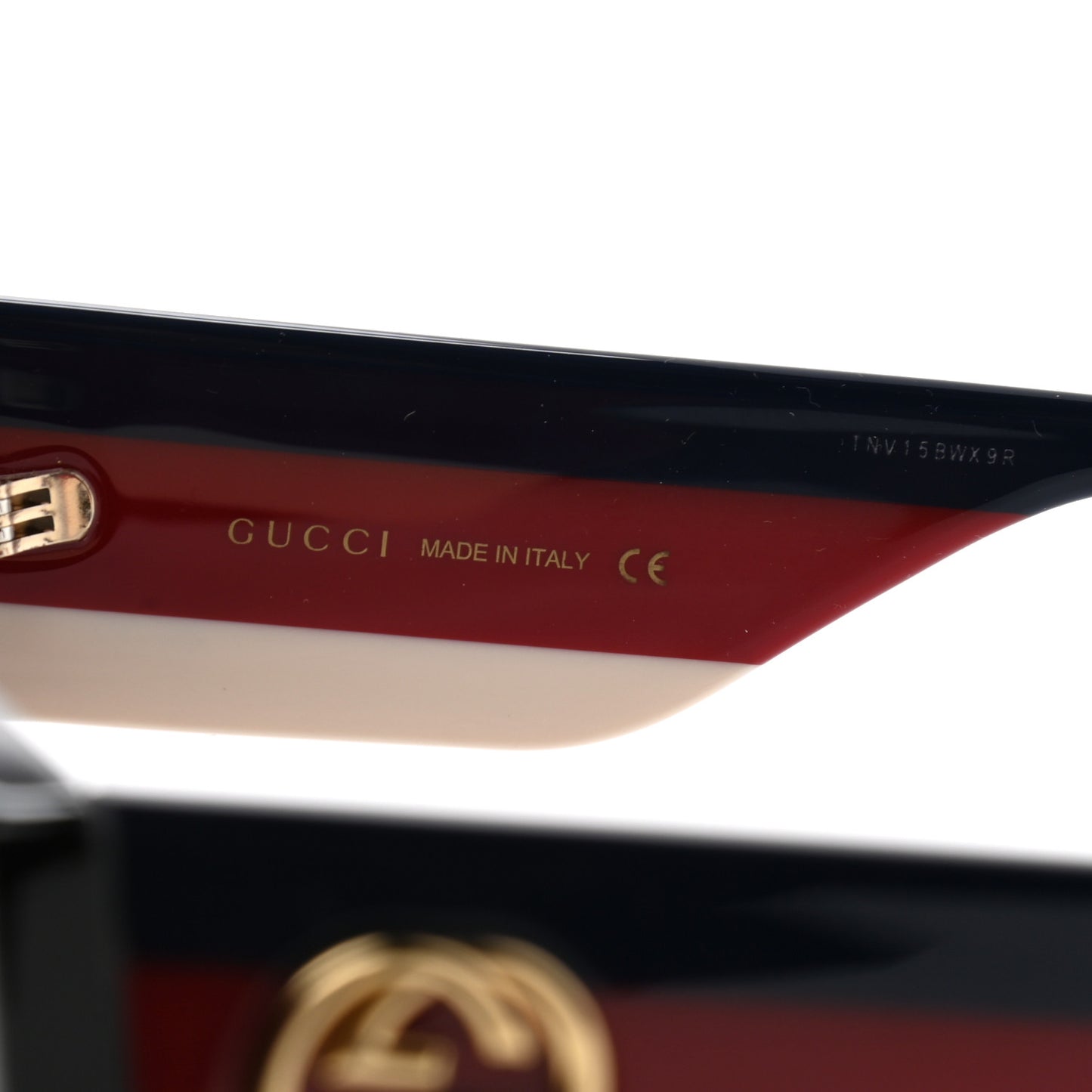 Acetate Oversized Rectangle Frame Web Sunglasses GG 0275/S Black