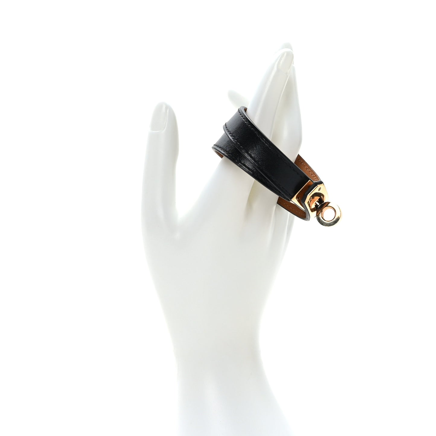Box Kelly Double Tour Bracelet Black