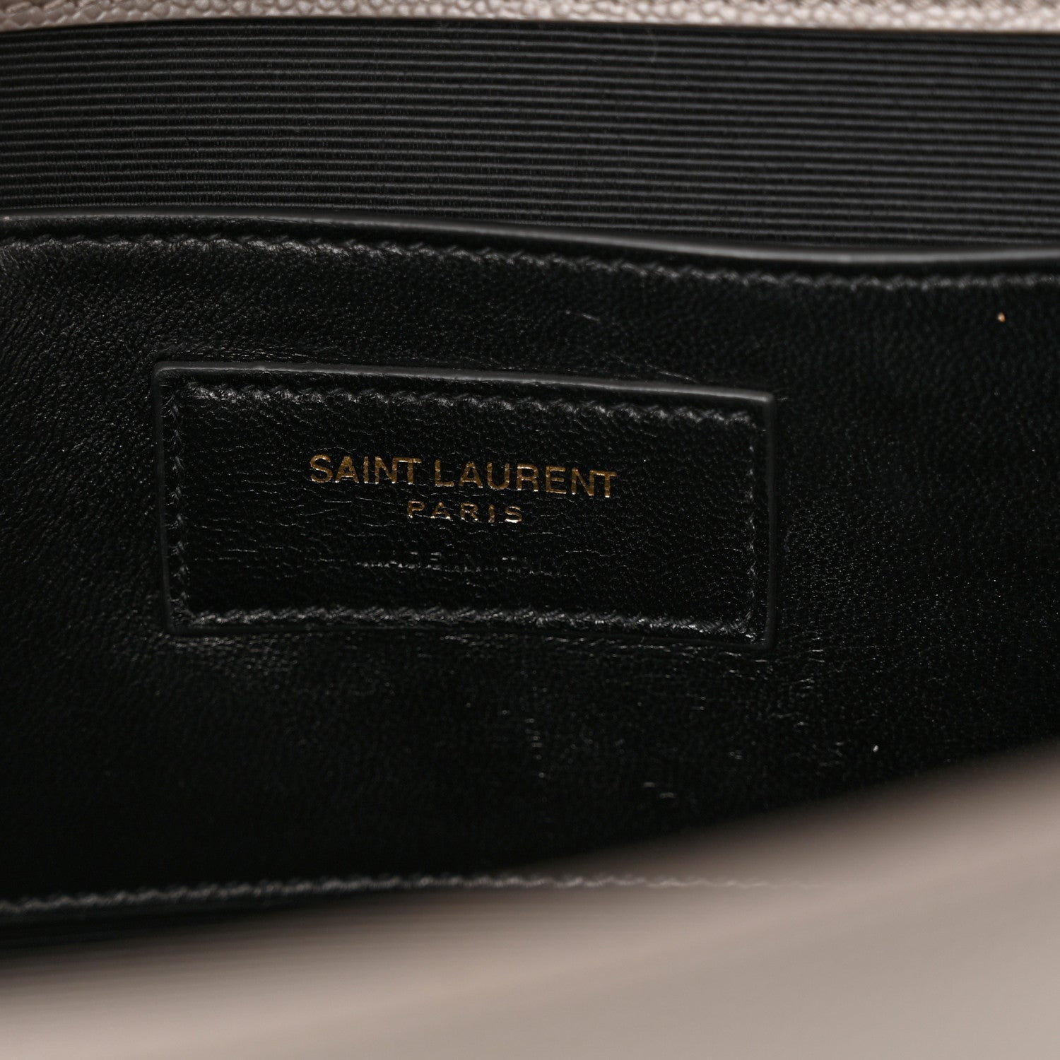 Saint Laurent Grain De Poudre Large Classic Monogram Kate Satchel Earth 6 of 9