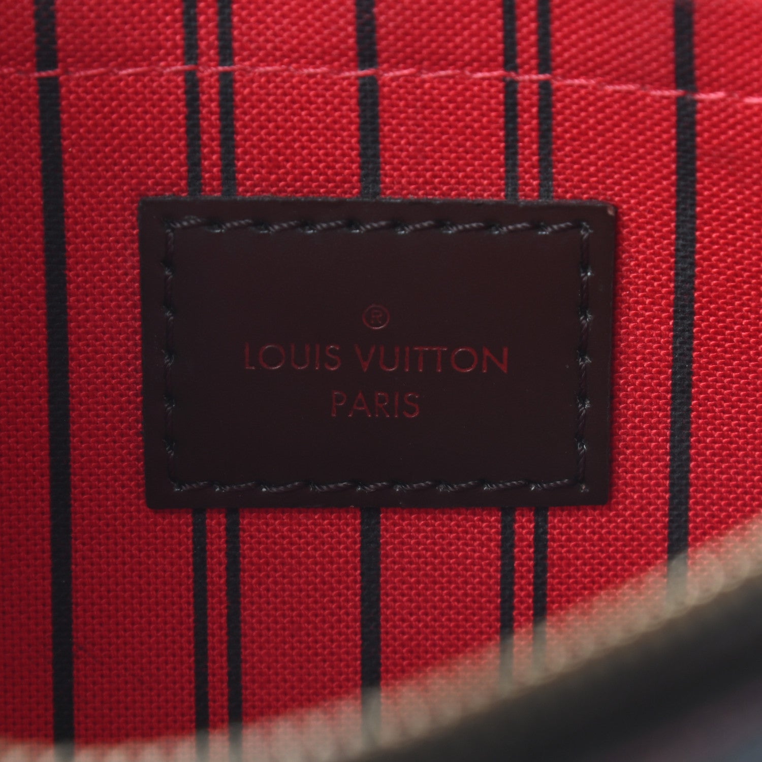 Louis Vuitton Damier Ebene Neverfull MM GM Pochette 6 of 8