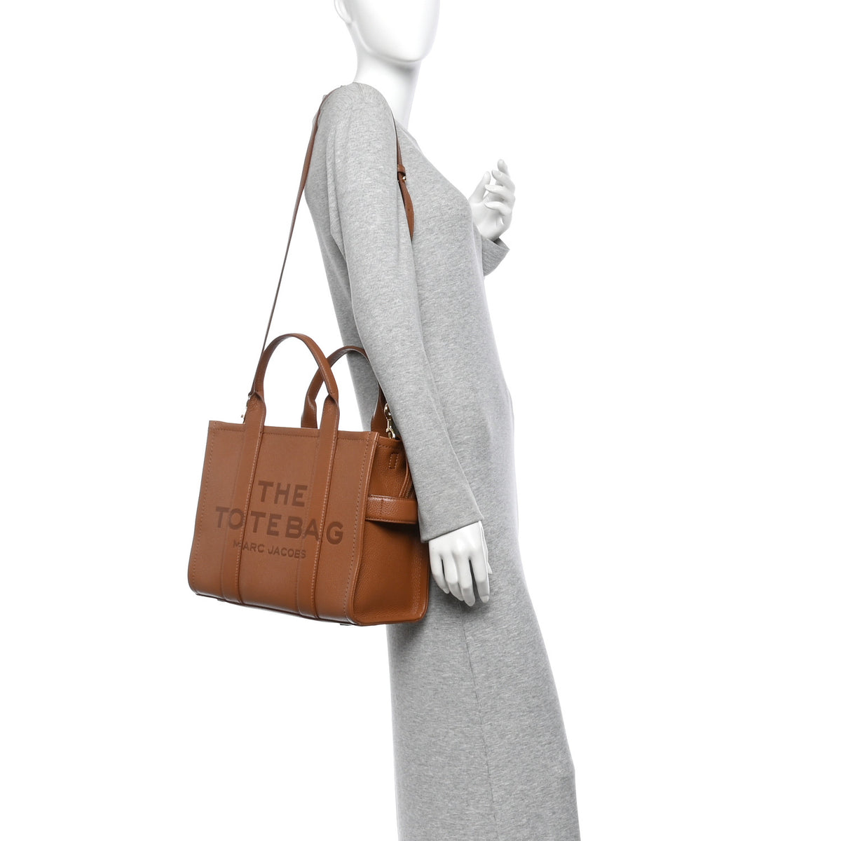Grained Calfskin Medium The Tote Bag Argan Oil