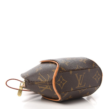 Louis Vuitton Monogram Mini Ellipse Wristlet Clutch 4 of 10