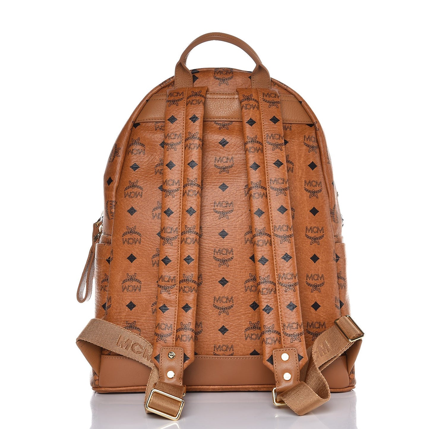 Visetos Studded Medium Stark M Backpack Cognac