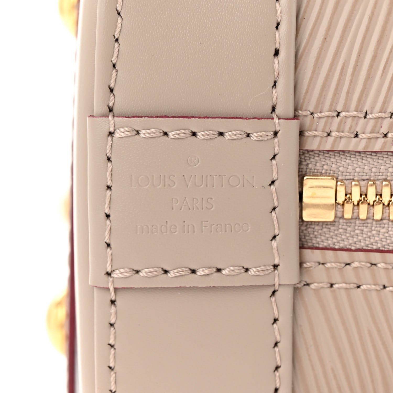 Louis Vuitton Epi Alma BB Galet 6 of 10