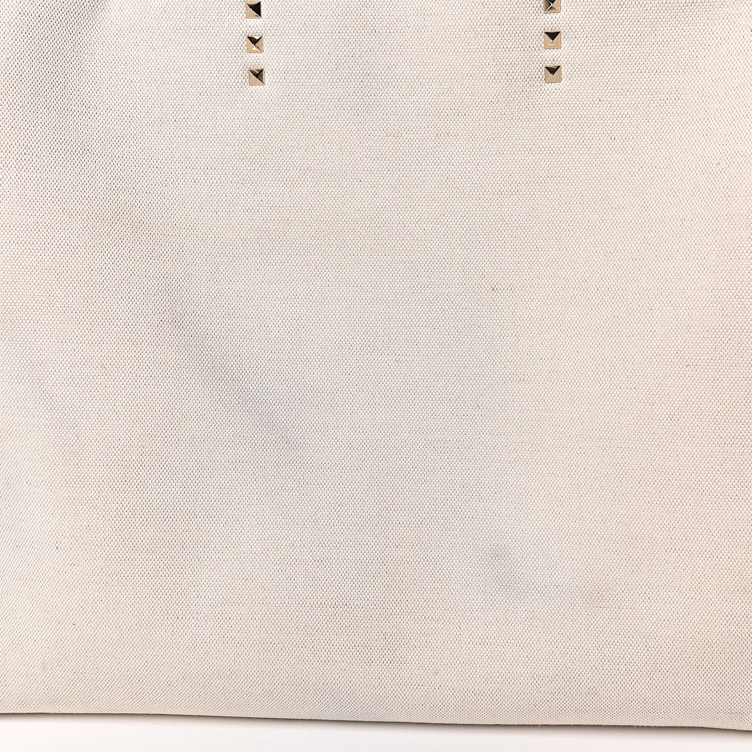 Valentino Garavani Canvas VLTN Print Large Tote Natural 7 of 9