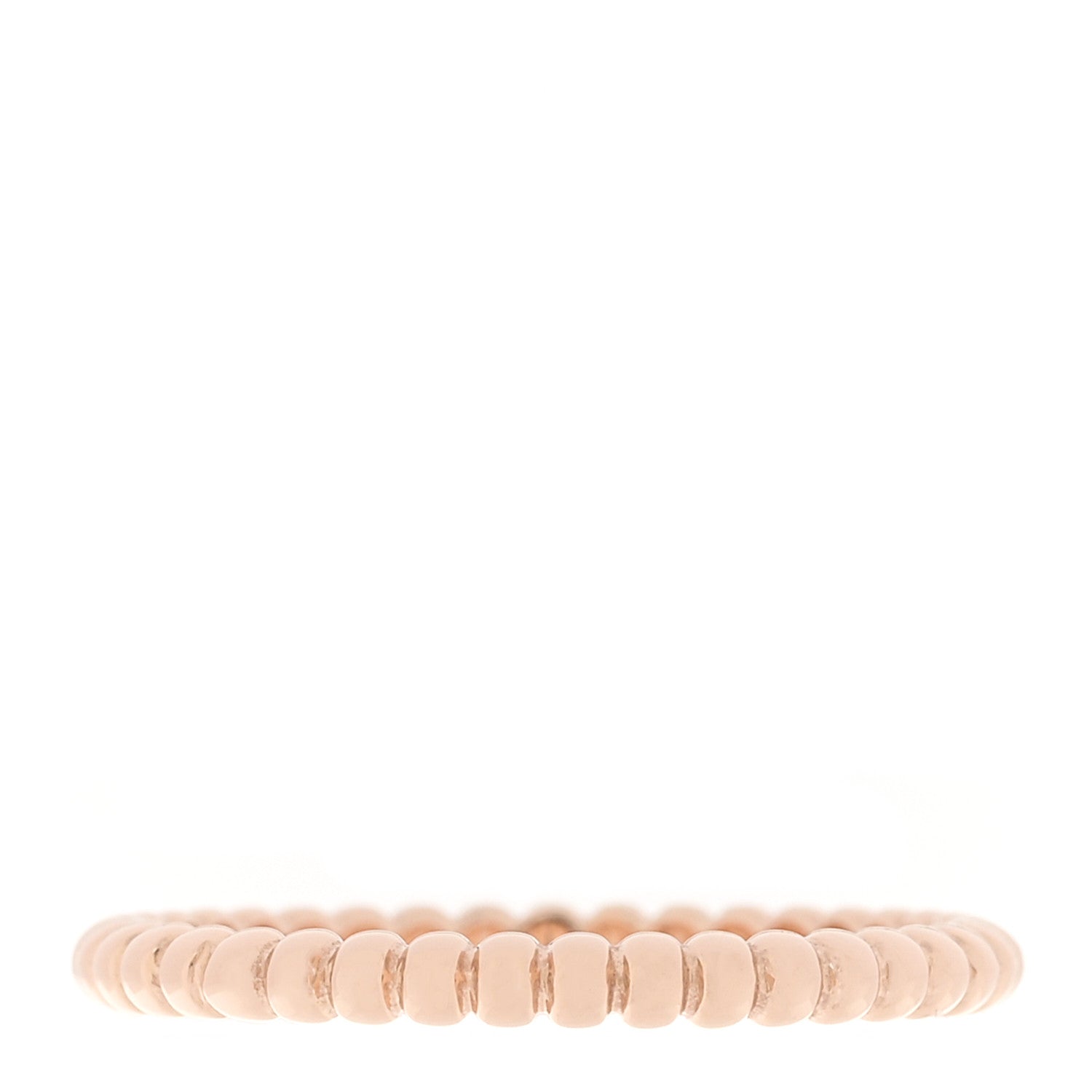 Van Cleef & Arpels 18K Rose Gold Small Perlee Ring 57 8 3 of 5