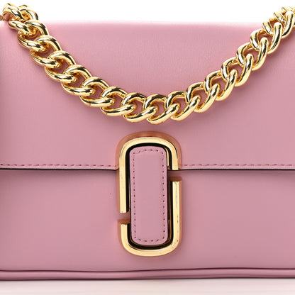 Marc Jacobs Calfskin The J Marc Shoulder Bag Quartz Pink 10 of 17