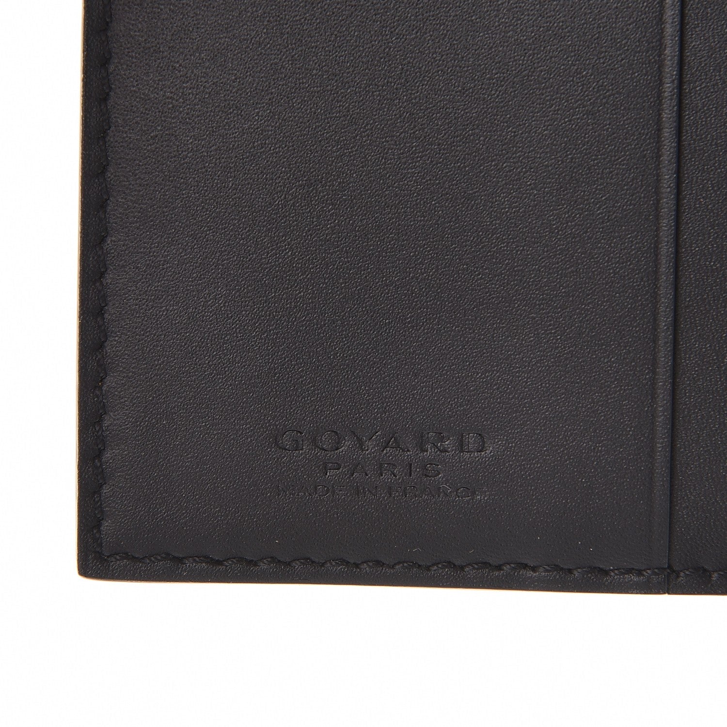 Goyard Goyardine Saint Marc Folding Card Case Black 6 of 7