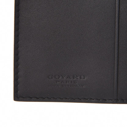 Goyard Goyardine Saint Marc Folding Card Case Black 6 of 7