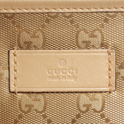 Gucci Imprime Monogram Medium Zippered Shopping Tote Champagne 6 of 8