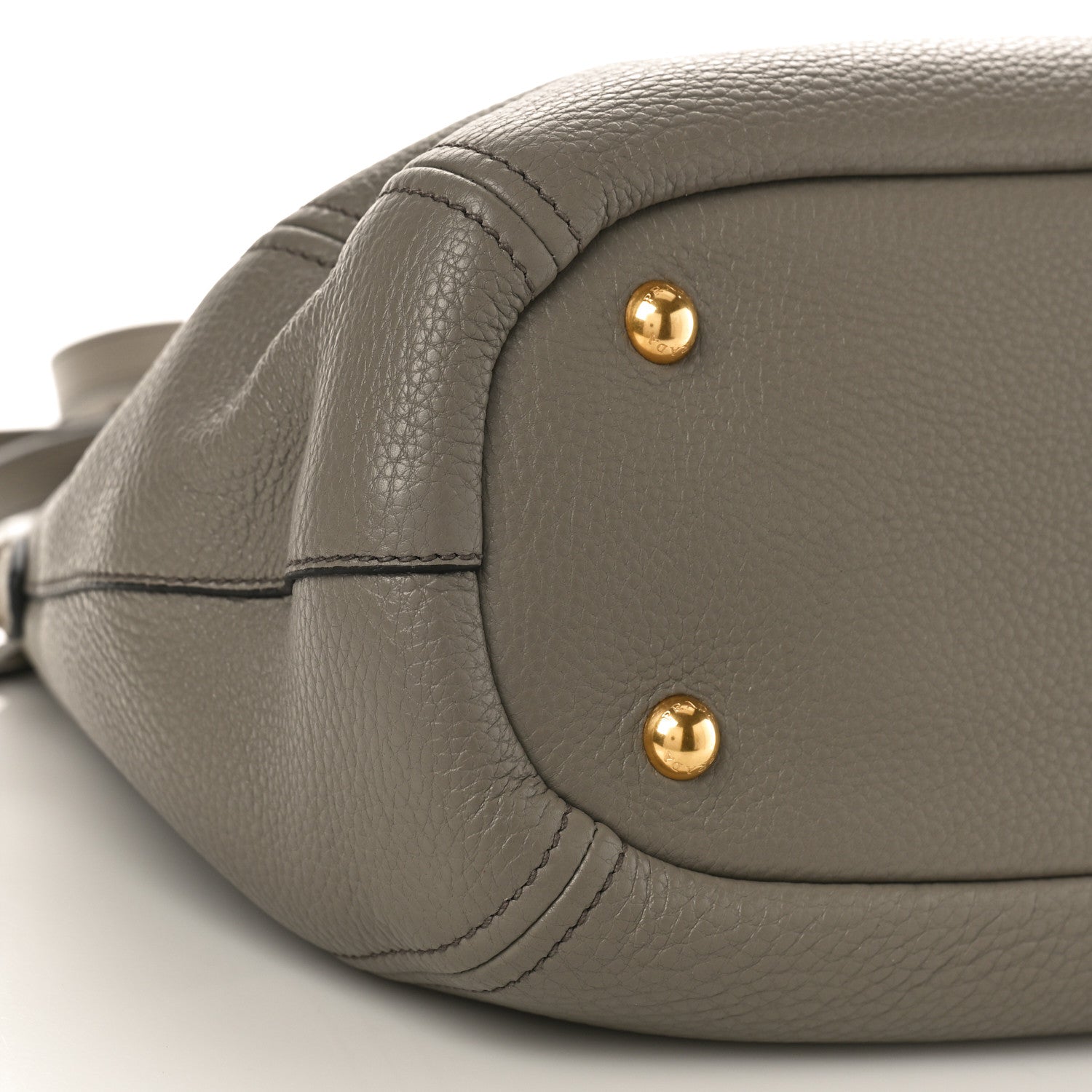 Prada Vitello Phenix Shoulder Bag Argilla 8 of 9