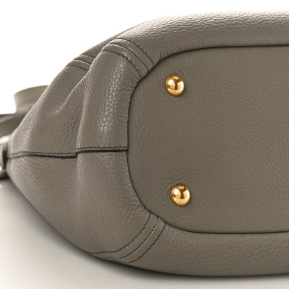 Prada Vitello Phenix Shoulder Bag Argilla 8 of 9