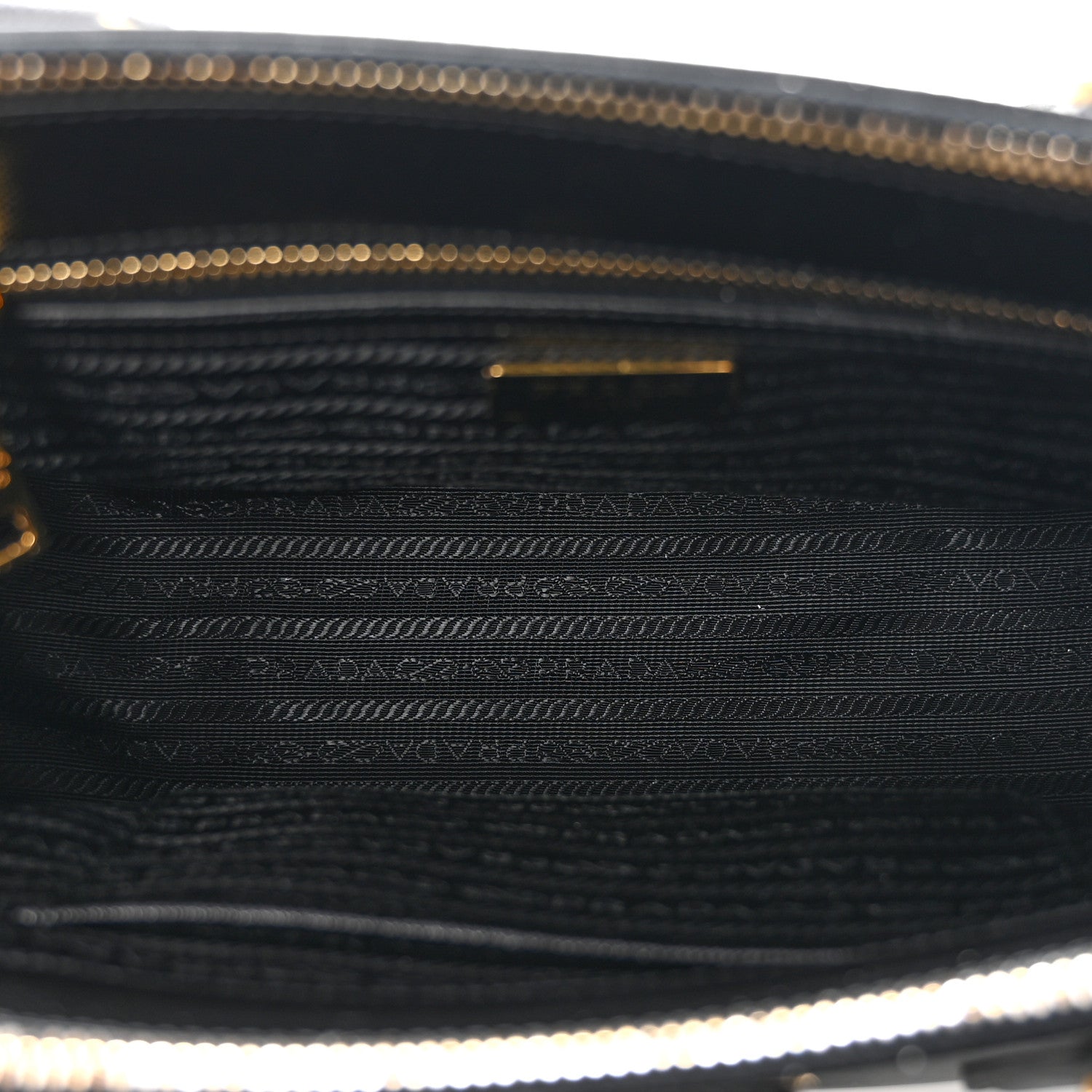 Prada Saffiano Small Galleria Double Zip Tote Black 5 of 12