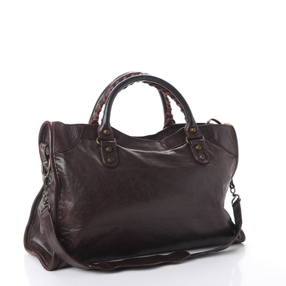Balenciaga Chevre Classic Hardware City Chocolate 3 of 15