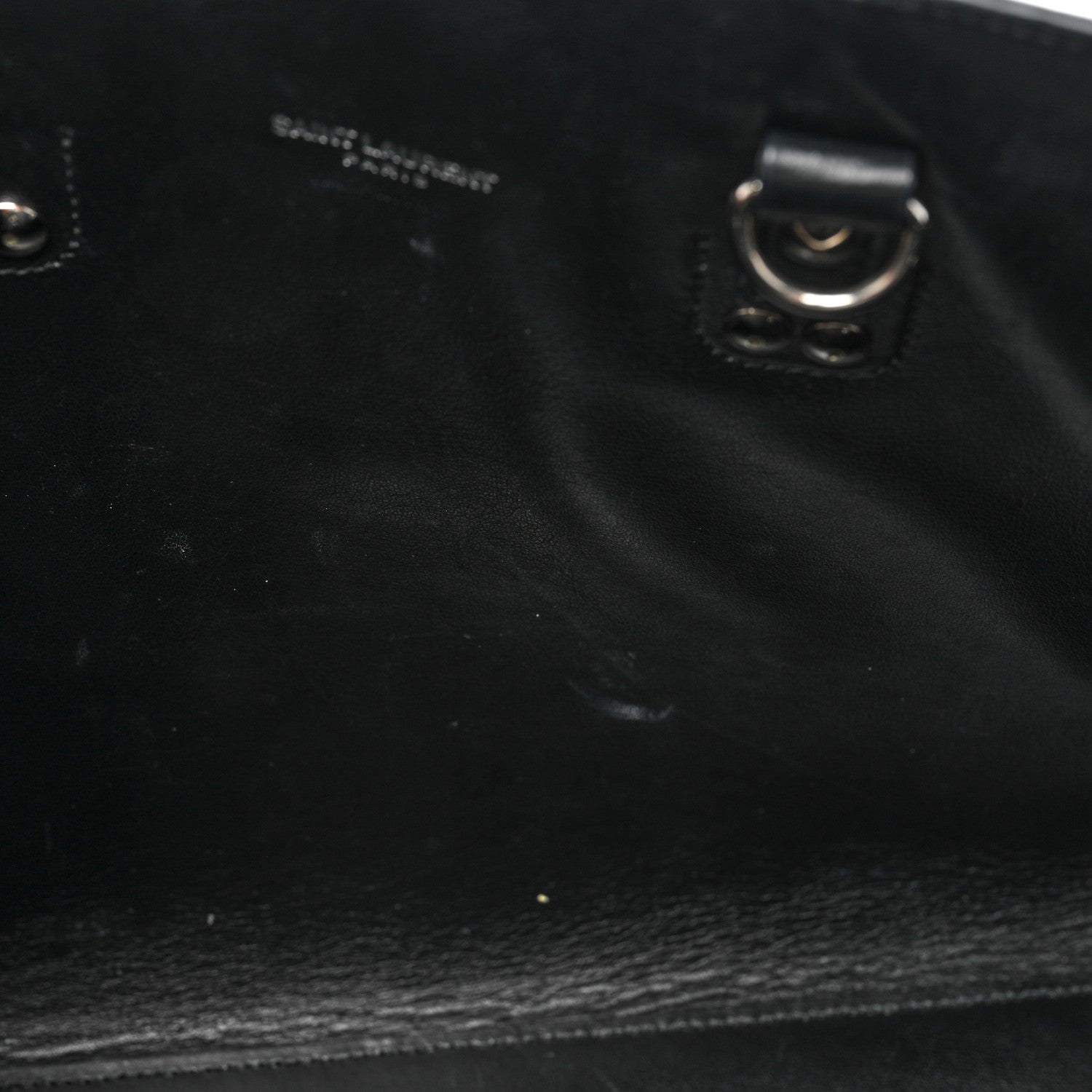 Saint Laurent Grain De Poudre Baby Sac De Jour Black 9 of 14
