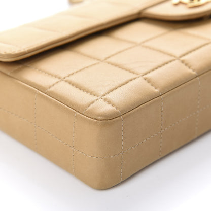 Chanel Lambskin East West Chocolate Bar Flap Beige 6 of 13