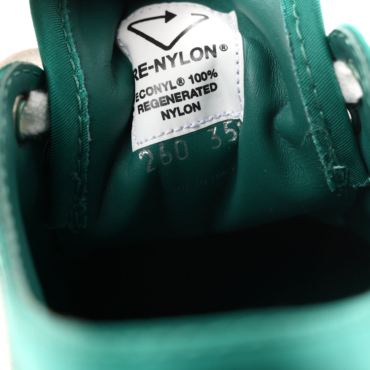 Prada Re-Nylon Gabardine Triangle Logo Double Wheel 50mm Sneakers 35.5 Assenzio 9 of 9