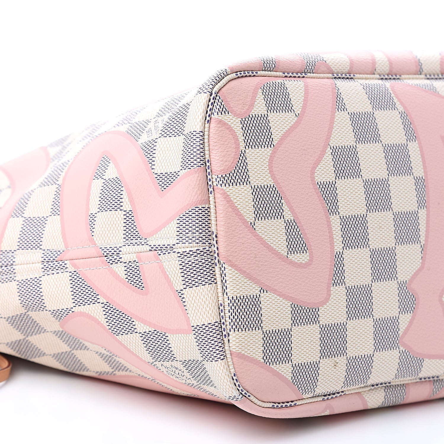 Louis Vuitton Damier Azur Tahitienne Neverfull MM 9 of 22
