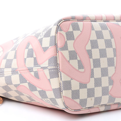 Louis Vuitton Damier Azur Tahitienne Neverfull MM 9 of 22