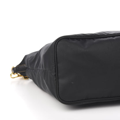 Prada Tessuto Nylon Saffiano Tote Black 7 of 9