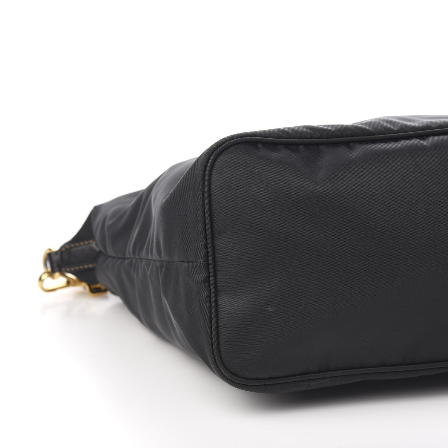 Prada Tessuto Nylon Saffiano Tote Black 7 of 9