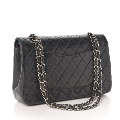 Chanel Lambskin Quilted Medium Double Flap Black 3 of 12