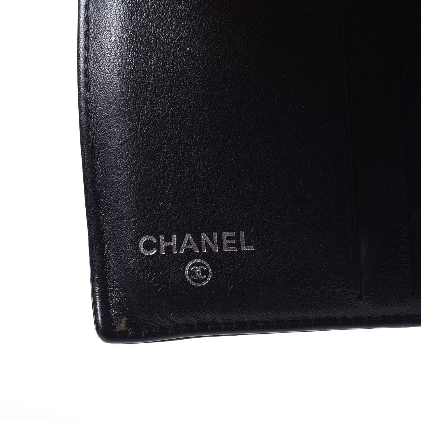 Caviar Timeless CC Compact Flap Wallet Black