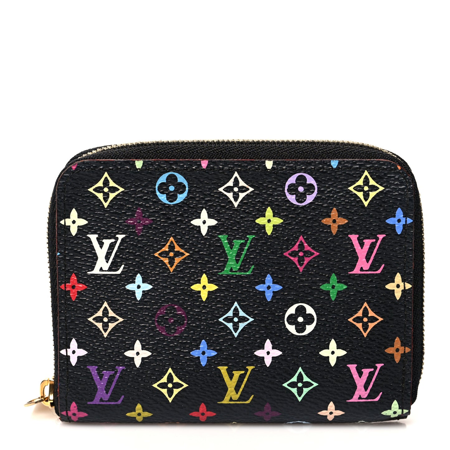 Monogram Multicolor Zippy Coin Purse Black Grenade