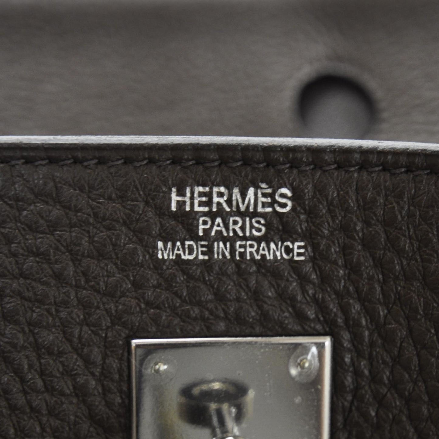 Taurillon Clemence Birkin 40 Cafe Brown