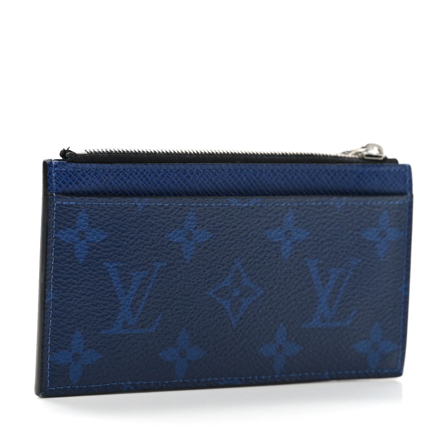 Monogram Taiga Coin Card Holder Cobalt