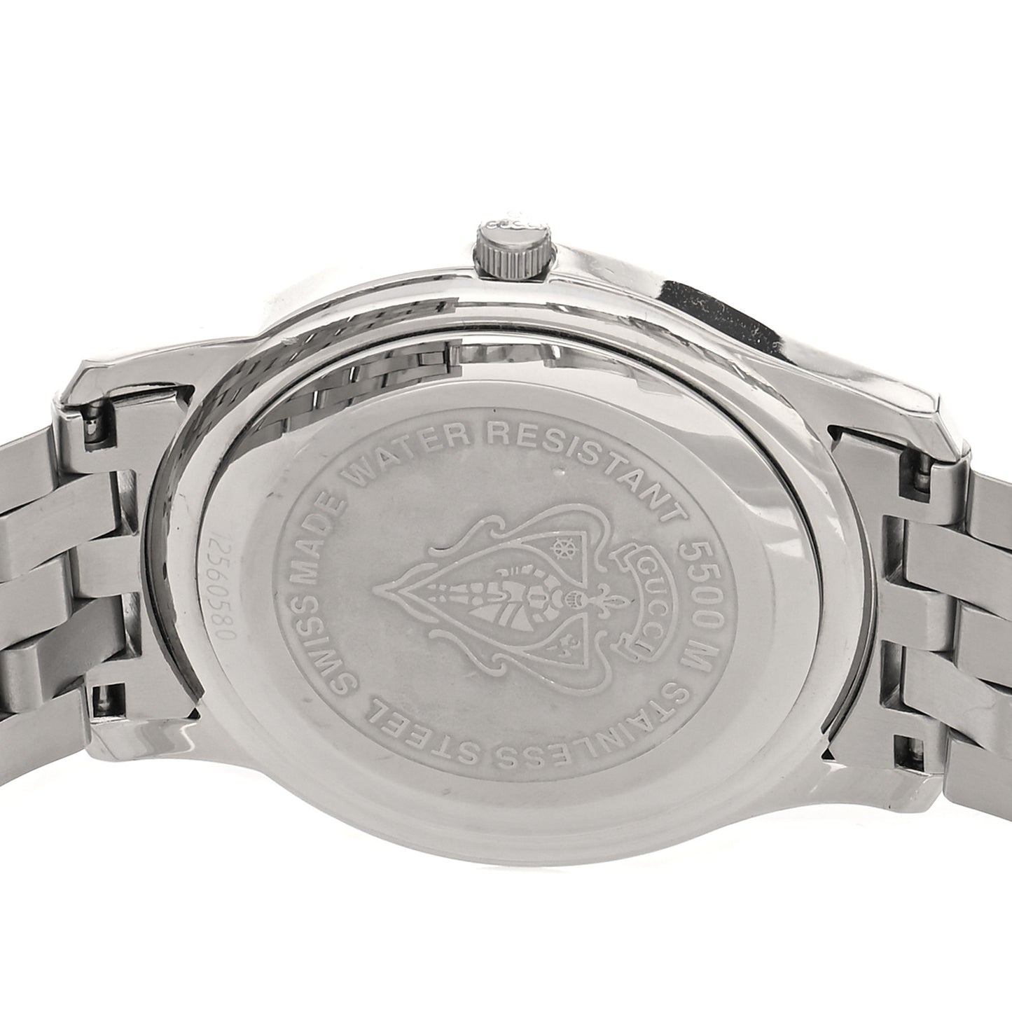 Stainless Steel 35mm 5500M Quartz Watch Black