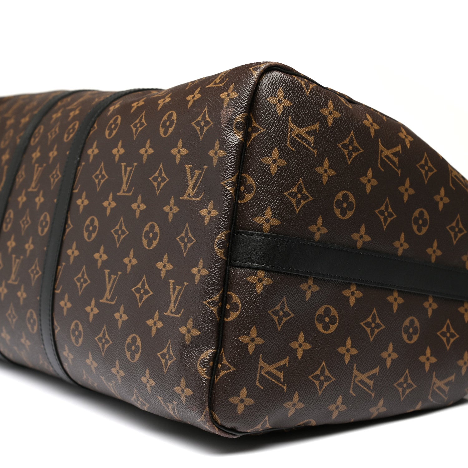 Louis Vuitton Monogram Macassar Keepall Bandouliere 55 9 of 12