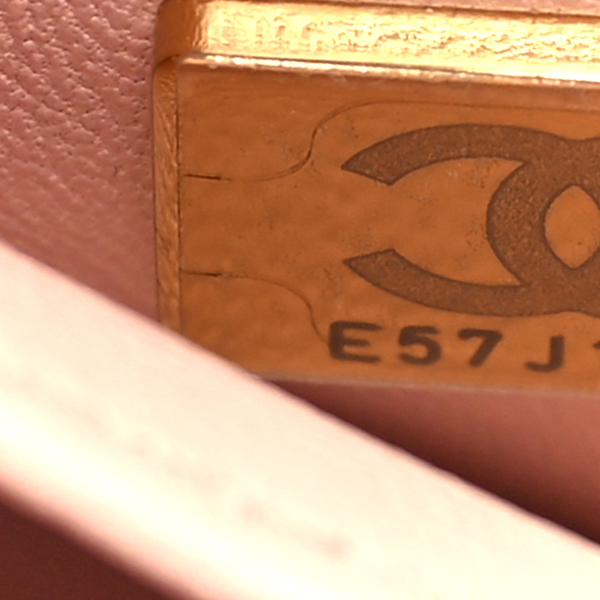 Caviar Quilted Small Coco Handle Flap Light Pink
