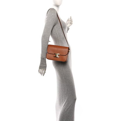 Celine Natural Calfskin Medium Triomphe Tan 2 of 10