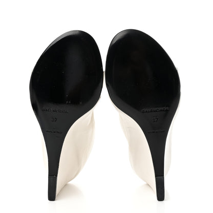Balenciaga Smooth Nappa Opaque Wedge Sandals 37 White 5 of 30