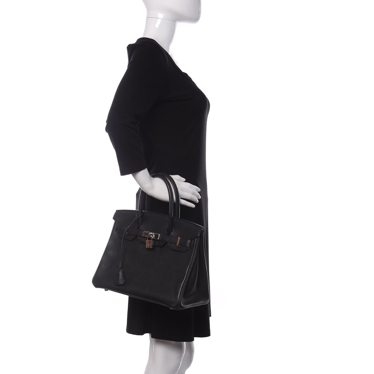 Epsom Birkin 30 Black
