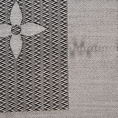 Louis Vuitton Silk Wool Beyond Monogram Shawl Silver 3 of 5