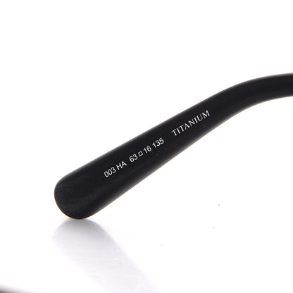 Christian Dior Diorsuperbe 003HA Oval Sunglasses Black 7 of 8