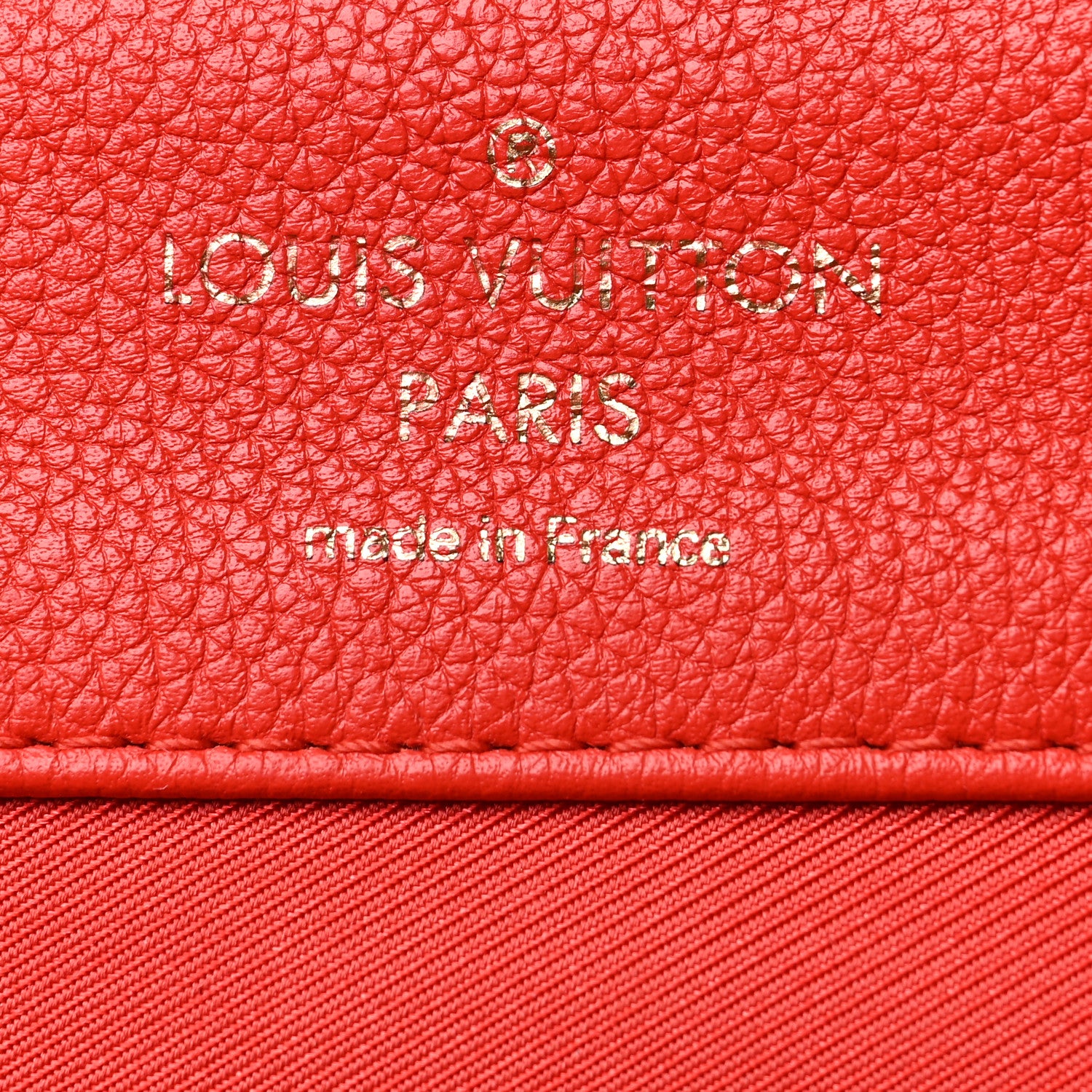 Louis Vuitton Calfskin Lockme PM Rouge 6 of 10